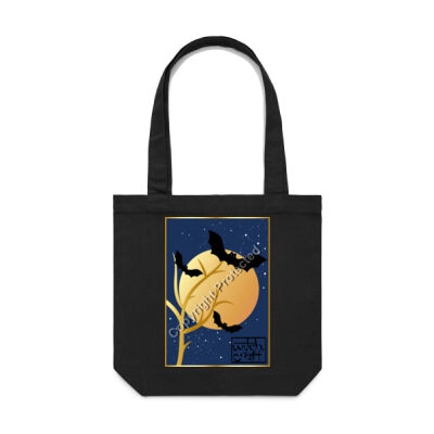 Tote bag Bats printed both sides Thumbnail